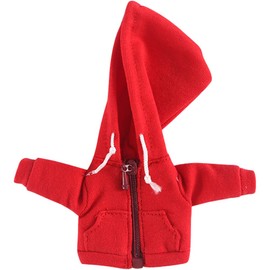 Highawk Obitsu 11 OB11 Obitsu Doll, For 4.3 inches (11 cm) Body, Hoodie, For Dolls, Coat, Loose, Suit, Costume, Obitsu Body, Kimono, Nendoroid (Red)