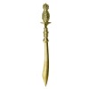 8-1/4" Solid Brass Pineapple Letter Opener- Antique Vintage Style