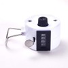 Hand Tally Counter 4 Digit Number Dual Clicker Golf Handy
