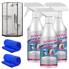 HIDRUO HIDRUO Bathroom Descaler Spray, Stubborn Stains Cleaner, Powerful Descaling Cleaning Agent for Bathtub Toilet Bath Shower Sink Glass Ceramic (3PCS)