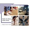 FLYRUN Mens No Show Cotton Socks 8 Pack Low Cut