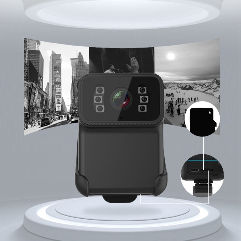 1080P HD Body Worn Camera with Microphone Wireless Night Vision