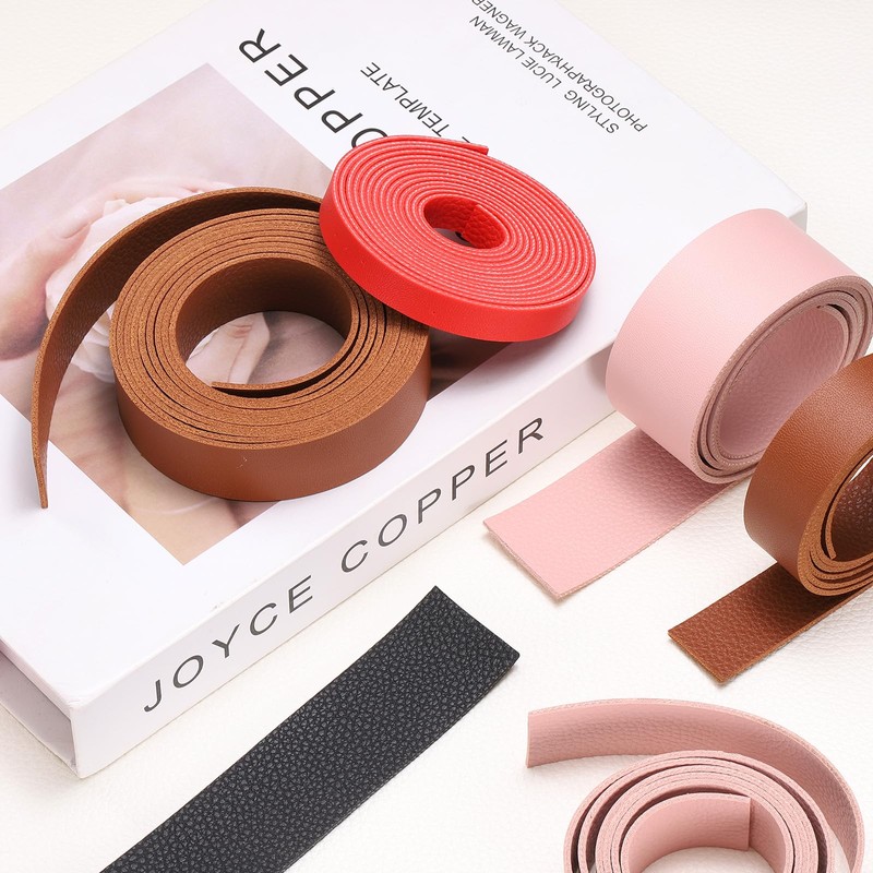 sourcing map Leather Straps, 0.8 Inch Wide 79 Inch Long