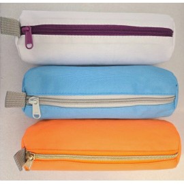 Unbranded 3-Bags Small Pencil Case Makeup Cosmetic Bag 7.75" x 2.25" x 2.25" Multicolor