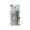 Boys Pencils and Stationery Sets Hype Squad Graffiti Green Grey Yellow, Wallet Ruler Sharpener (Pencils)