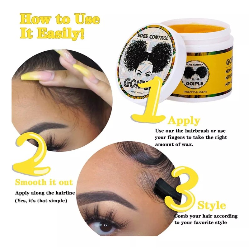 Goiple Cera De Control De Bordes Para Mujer, De Agarre