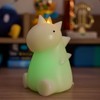 Luminara Flameless Dinosaur Figural Color Changing LED Candle, 5.7" x