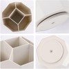 AhfuLife Rotating Pencil Pot for Desk, Makeup Brush Holder with