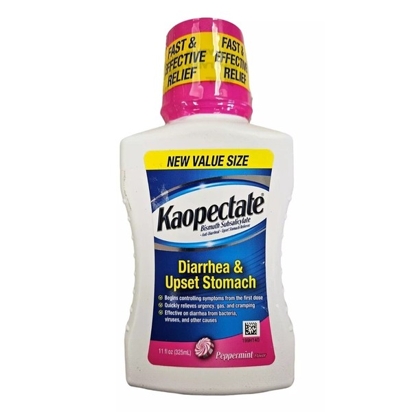 Kaopectate 2 Pack Kaopectate Diarrhea & Upset Stomach Peppermint 11oz