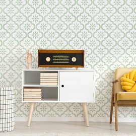 Myriam Tile Stencil – Moroccan Cement Tile Stencils for Painting Tiles - Reusable Tile Stencils for Home Makeover - Paint Your Old Tile and Save - Stencils for Painting Floors and Walls