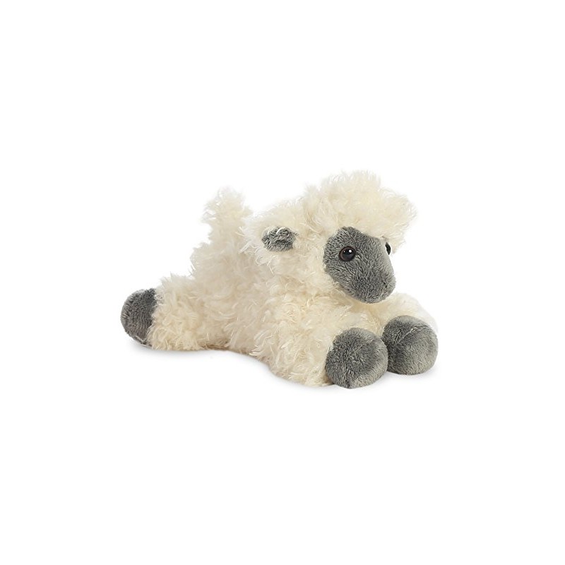 Aurora, 31376, Mini Flopsies Face Sheep, 8In, Soft Toy, White