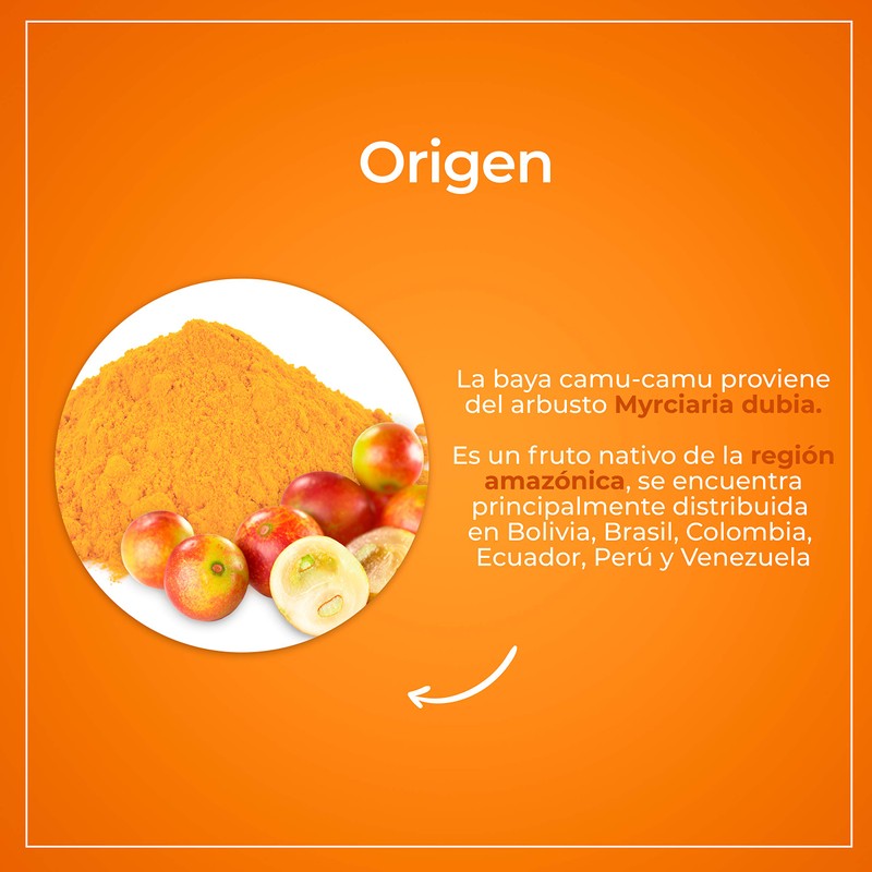 VIZANA NUTRITION | Camu Camu Orgánico Certificado en Cápsula Pullulan