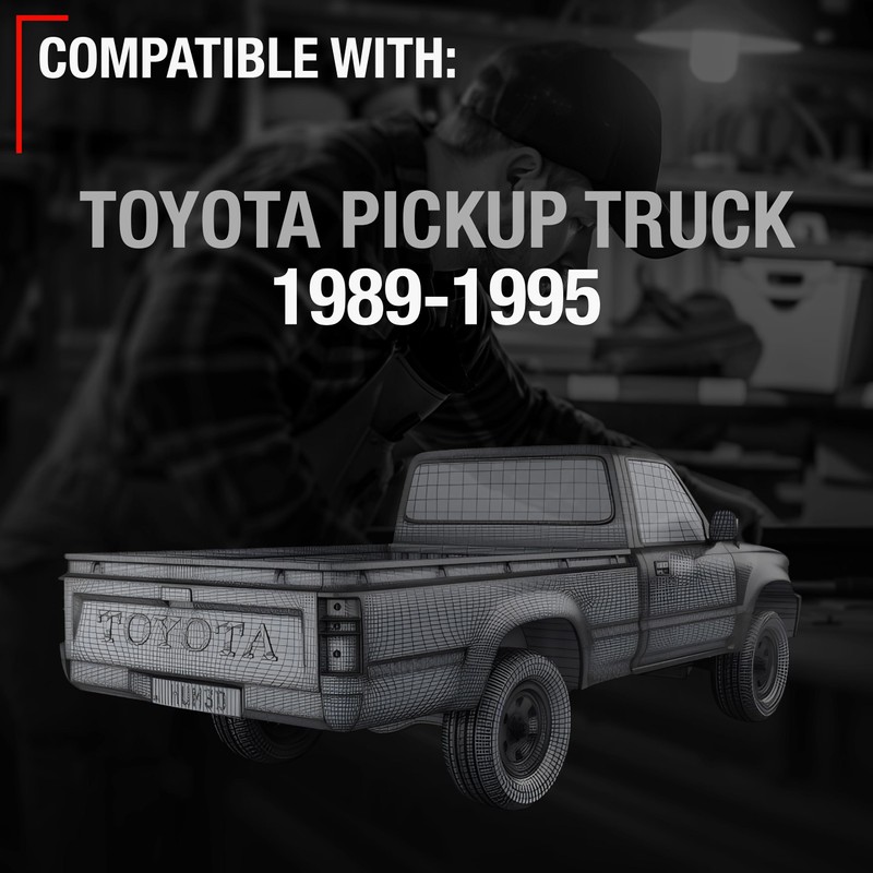 Tailgate Handle Replacement - Compatible with 1989-1995 Toyota 4Runner, 1989-1995