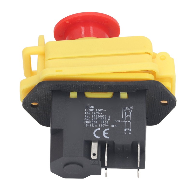 Electromagnetic Switch IP55 Waterproof 4P Push Button Switch for 0618