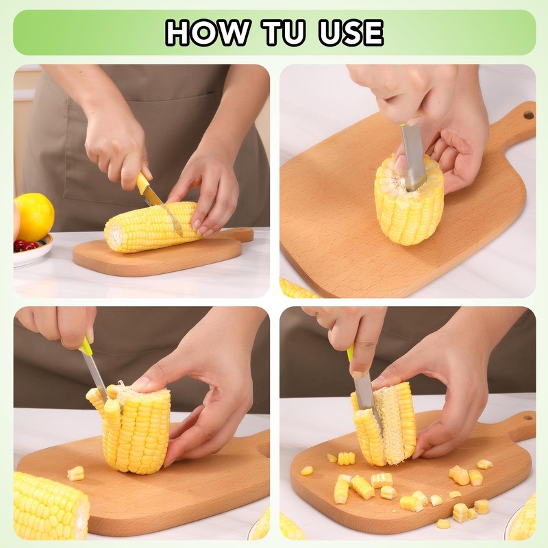 Corn Prep Peeler Joochi Stainless Steel Corn Stripping Tool Corn