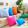 4 Pack Pillow cover,Cotton Comfortable Solid Decorative Throw Pillow Case