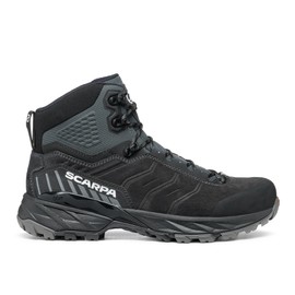 SCARPA Men's Rush Trk GTX Waterproof Gore-Tex Hiking and Backpacking Boots - Dark Anthracite/Black - 9.5-10