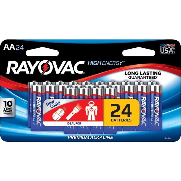 Rayovac Rvc81524ltA 815-24LTJ AA Alkaline Batteries, 1.55 Pound