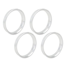 X AUTOHAUX 4pcs 60.1 to 54.1mm Car Pin Center Rings Aluminum Alloy