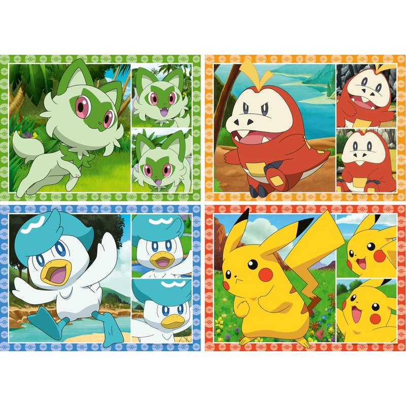 Children's Puzzle 4 x 35 Pieces – Pokémon – Speedy