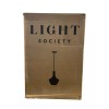 Light Society Sienna 1-Light Modern Bronze Pendant w/Clear Glass Shade