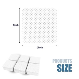 600 Pcs Grade Lint Free Wipes for Nails, Super Absorbent Nail Wipes for Gel Polish Removal, Eyelash Extensions, and Nail Prep (White)