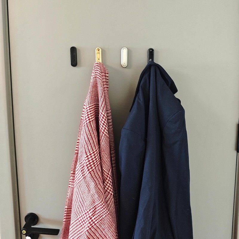 ShinYue Foldable Wall Hooks Heavy Duty - Zinc Alloy Hidden