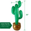 GiftExpress 2 Pack Inflatable 36" Cactus Prop Décor for Mexicano