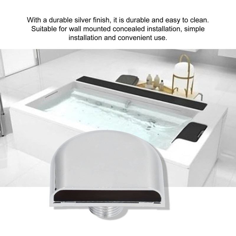 Hapivida Plastic Pool Fountain G1/2 Male Thread Waterfall Overflow Blade