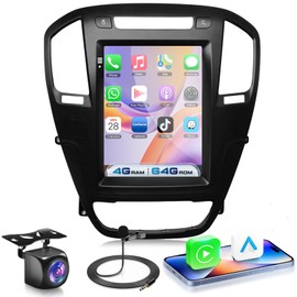 4G+64G Android 15 Car Stereo for Buick Regal 2009-2013 for Opel Insignia 2009-2013 with Wireless Carplay Android Auto, 9.7 Inch 1280 * 720 Touch Screen GPS/WiFi/Bluetooth/ 32EQ/ SWC/Backup Camera