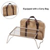 CAMPMAX Campfire Grill 304 Stainless Steel Grate, Folding Camping Grill
