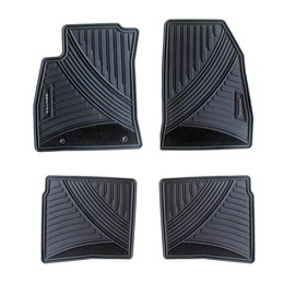 Floor Mats for Nissan Sentra OEM Genuine - All Weather - Heavy Duty - (2014, 2015,2016,2017,2018,2019) Complete Set (Black)