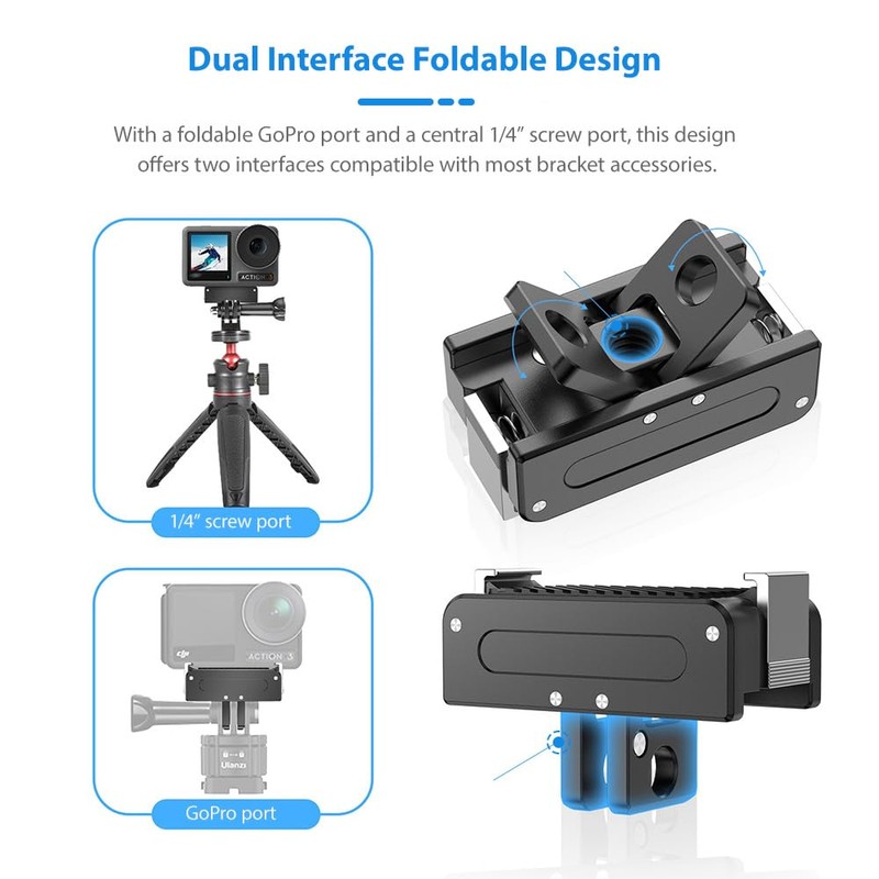 Magnetic Quick Release Mount Compatible with DJI Osmo Action 5