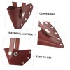 Gadpiparty Outdoor Leather Axe Head Cover Portable Hatchet Protector with