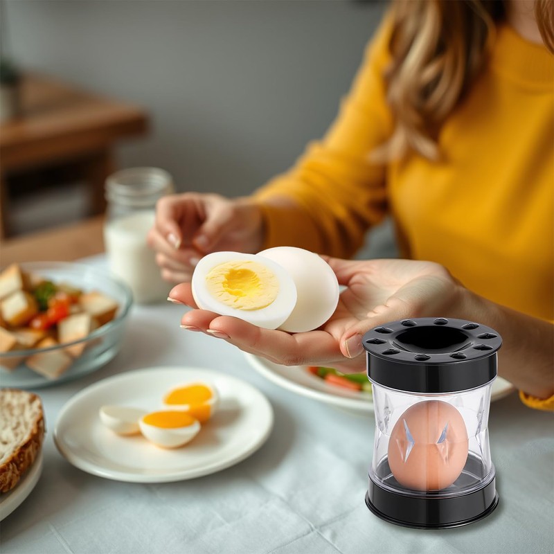 2025 New Hard Boiled Eggs Peeler, Effortless Egg Shell Remover,