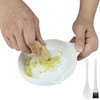 EIKS Ceramic Ginger Grater for Grinding Wasabi Fruits Vegetables Ginger