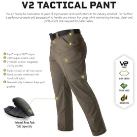First Tactical 124011-036-16-R Women's V2 Tactical Pant Wolf Grey 16