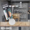 Sabatier Professional Pizza Cutter Wheel - Stainless Steel Construction. Dishwasher