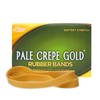 Alliance Rubber 21075 Pale Crepe Gold Rubber Bands Size #107,