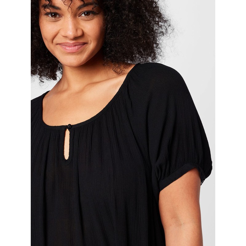 Kaffe Curve Women's Plus Size Tunic Short Sleeves Loose Fit
