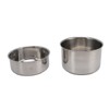 Stackable Lunch Box 1600ml Dual Layers Stainless Steel BPA Free