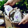 CHENYU Pack of 16 Lavender Bags Empty White and Linen