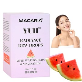 YUII Dew Drops Niacinamide Brightening Serum, Moisturizing Serum With Hyaluronic Acid, Moisturizing, Brighten, Lightweight Facial Serum (Japanese...  