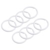 sourcing map Split Keychain Rings, 30mm/1.2inch Round Flat Key Holder