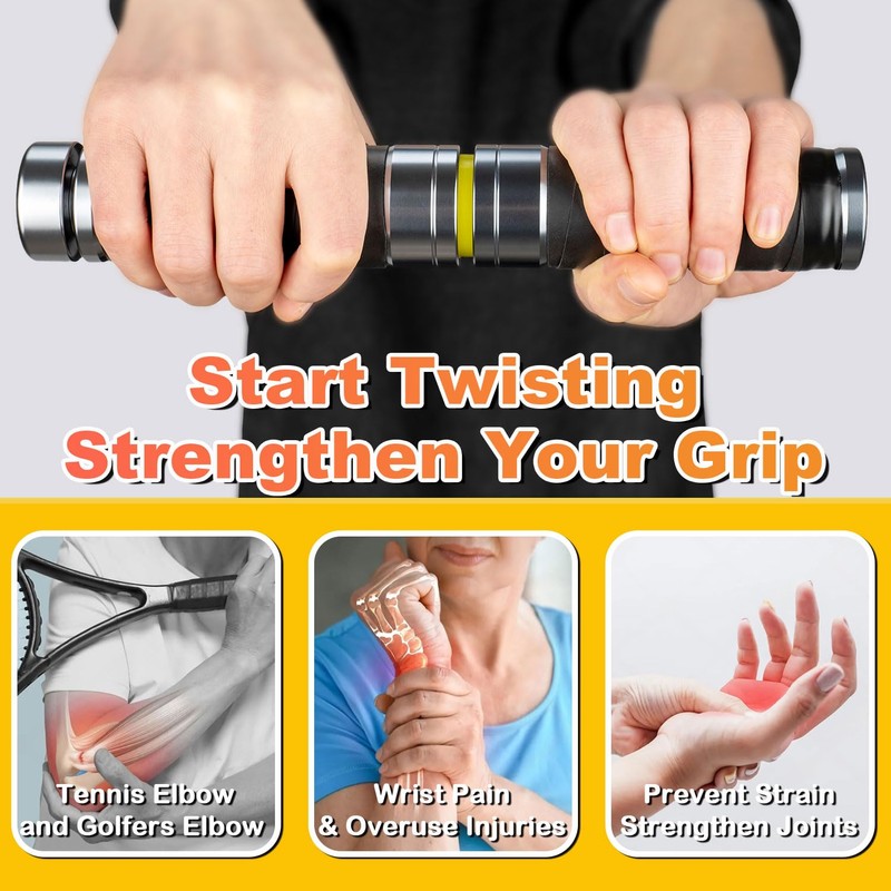 Coniflor Forearm Strengthener and Wrist, Adjustable Resistance for Hand, Wrist