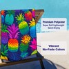 Violetpos Rainbow Pineapple Beach Towel, Extra Large 180x90 cm 250GSM