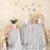 Eternal Beauty 122cm (48 inch) Round Sequin Tablecloth Wedding Party