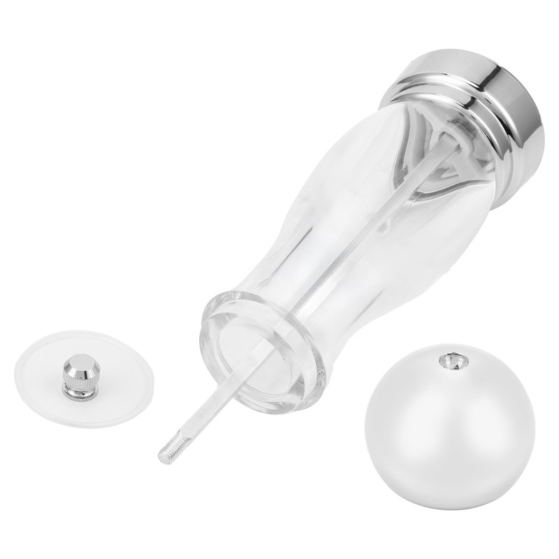 Salt Pepper Grinder Manual Seasoning Mill Shaker Round Acrylic Spice