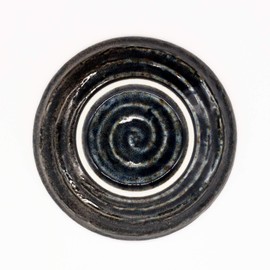 Ichikyu Mino Ware Small Plate, Diameter 5.5 inches (14 cm), Set of 5, Blue Ilabo, Made in Japan