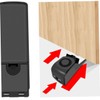 STOBOK 3pcs Door Stopper Alarm Smart Anti-Theft Device for Home